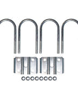 1/2 inch zinc coated trailer U-bolt kit, 5-1/2 inch length. Zinc coating prevents rust corrosion on U-bolts.