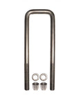 7/8 inch diameter square U-bolt with 2 nuts and 2 washers. Fastener for automotive, trailer and industrial applications.