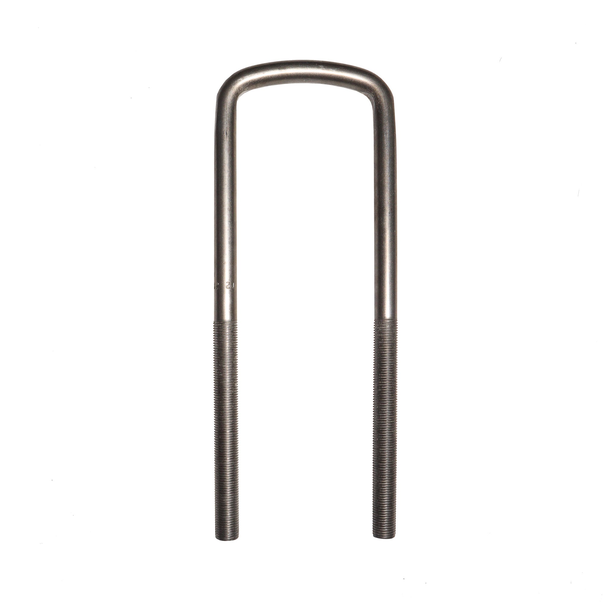 7/16 inch diameter semi square U-bolt. Fastener for automotive, trailer and industrial applications.