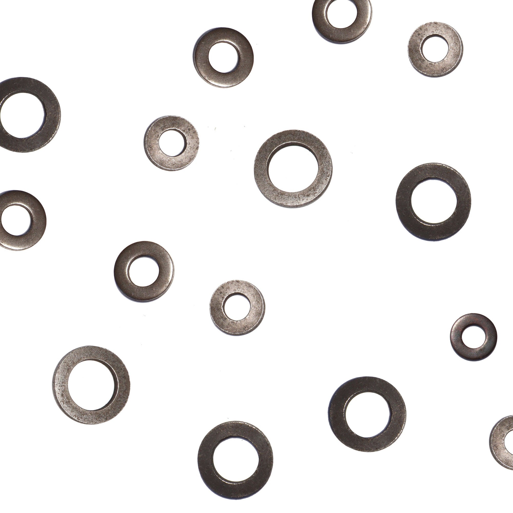 Different sized U-bolt washers.