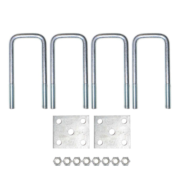 LIBRA 20079 U-bolt Trailer U-Bolt Kit For 3500lbs Axles – 2-3/8" Round, 5- 1/2" Long, 1/2" Diameter, LIBRA 20079 6 In U Bolts - Foto 6