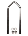 1/2 inch diameter V-bolt with 2 nuts and 2 washers. Fastener for automotive, trailer and industrial applications.