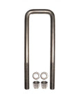 5/8 inch diameter square U-bolt with 2 nuts and 2 washers. Fastener for automotive, trailer and industrial applications.
