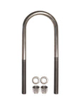 7/8 inch diameter round U-bolt with 2 nuts and 2 washers. Fastener for automotive, trailer and industrial applications.