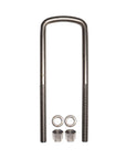 7/8 inch diameter semi square U-bolt with 2 nuts and 2 washers. Fastener for automotive, trailer and industrial applications.