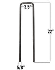 Body U-bolt diagram 3.5 inch inside 22 inch long.