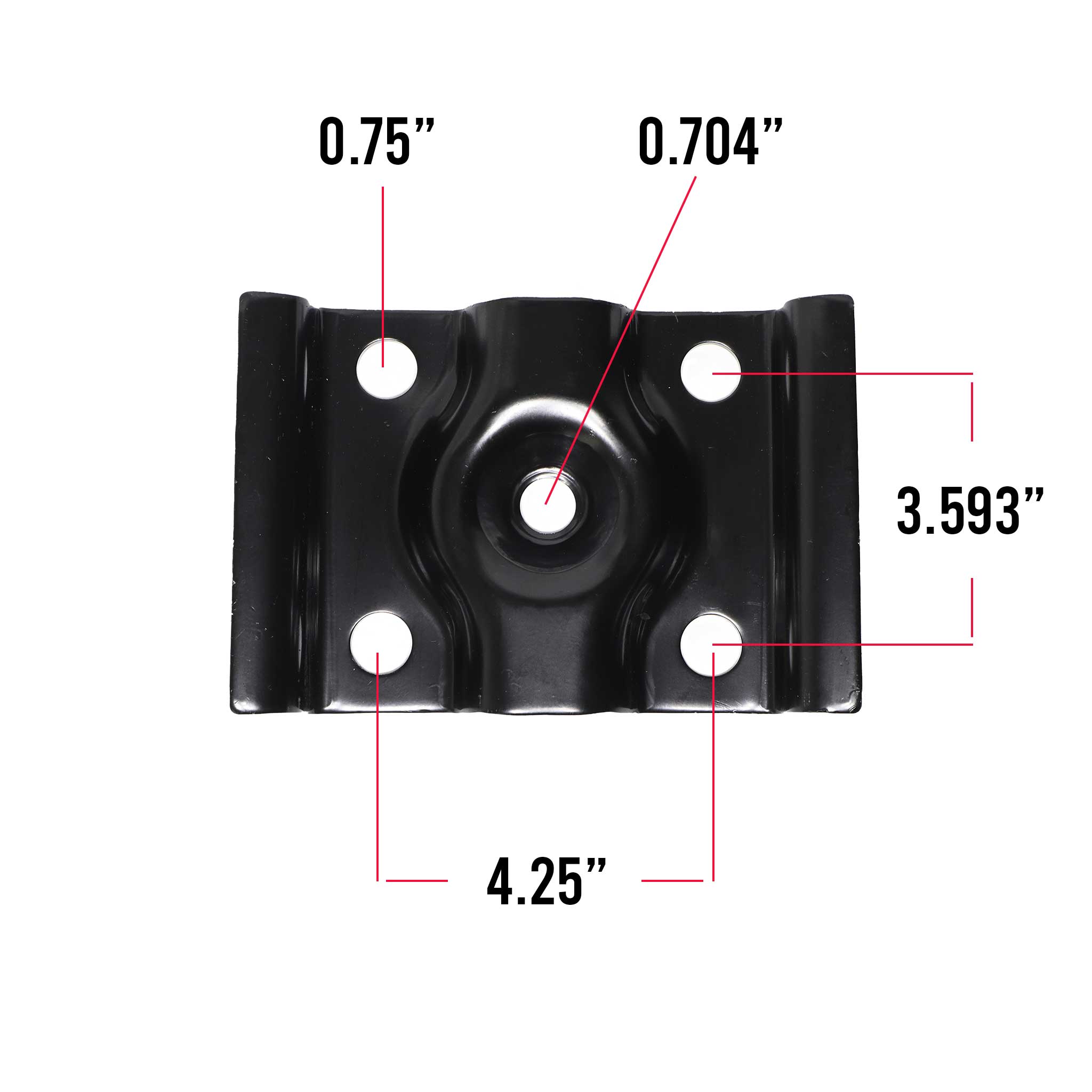 Ford E-Series U-Bolt Top Plate | M1911 | U-Bolt Store – U Bolt Store