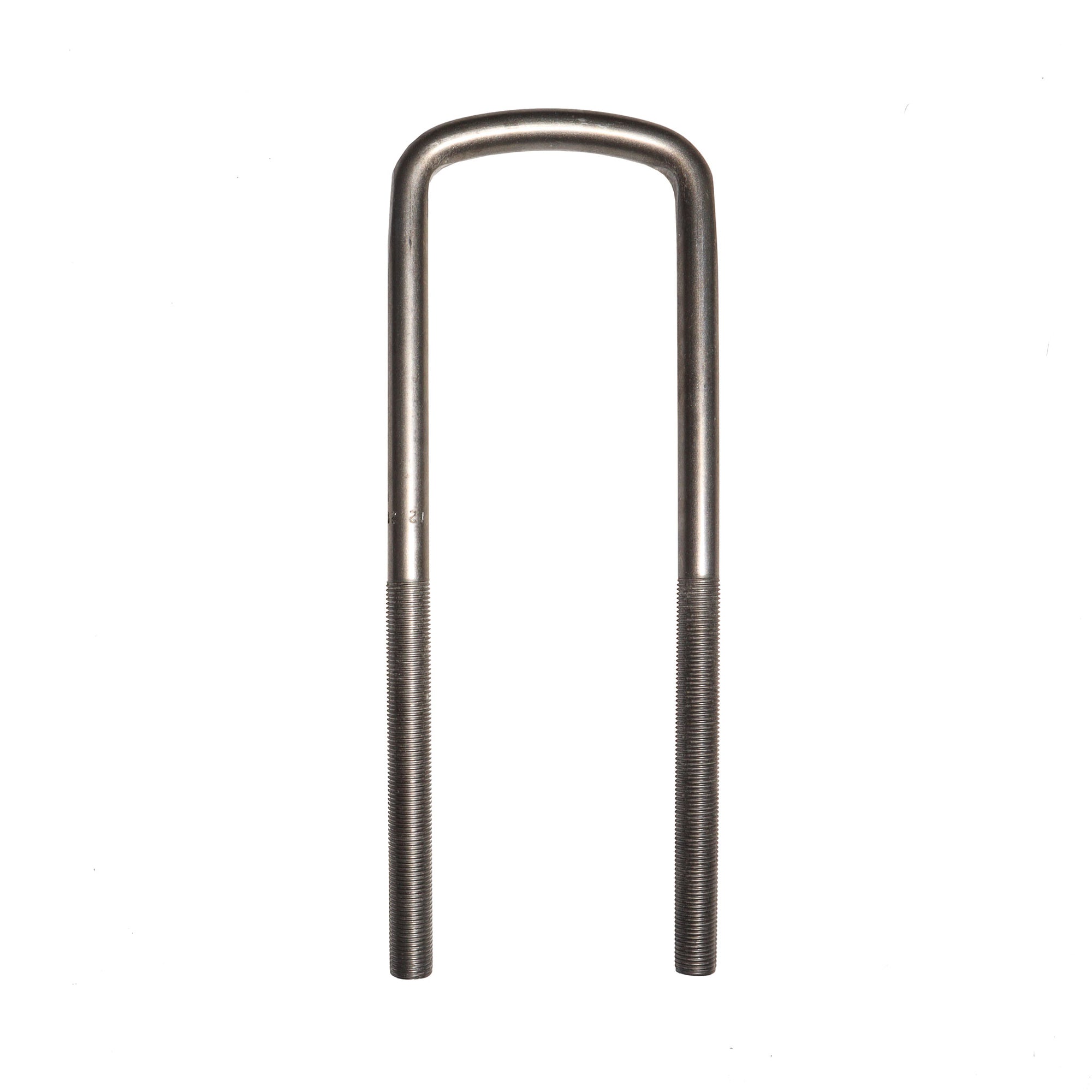 3/8 inch diameter semi square U-bolt. Fastener for automotive, trailer and industrial applications.